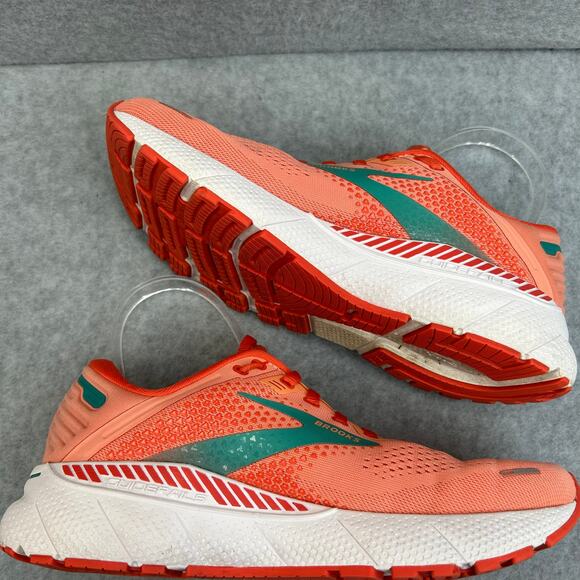 Brooks Womens Adrenaline GTS 22 1203531B680 Coral Bay Running Shoes Sneaker Sz 9 - Picture 4 of 13
